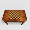 Victorian inlaid walnut games table chessboard