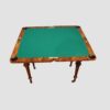 Victorian inlaid walnut games table playing surface