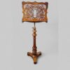 19thc. walnut adjustable music stand