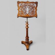 19thc. walnut adjustable music stand