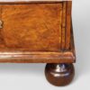 Early 18thc walnut escritoire bun foot