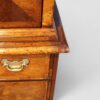 Early 18thc walnut escritoire corner edge