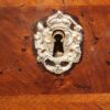Early 18thc walnut escritoire escutcheon