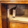Early 18thc walnut escritoire secret guinea drawer
