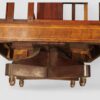 Edwardian inlaid mahogany revolving bookcase base
