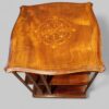 Edwardian inlaid mahogany revolving bookcase