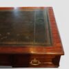 Edwardian mahogany pedestal desk corner