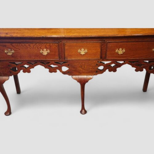 Edwardian oak dresser base centre