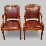 Pair of Walnut desk chairs