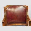 Pair of Walnut desk chairs back panel