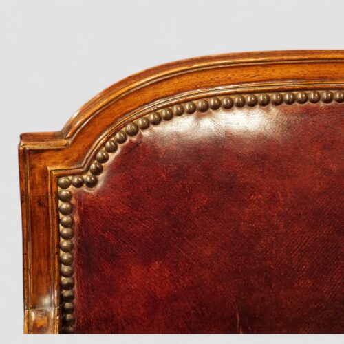 Pair of Walnut desk chairs shoulder