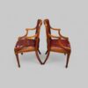 Pair of Walnut desk chairs side