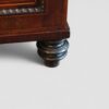 Regency mahogany inlaid chiffonier door turned foot