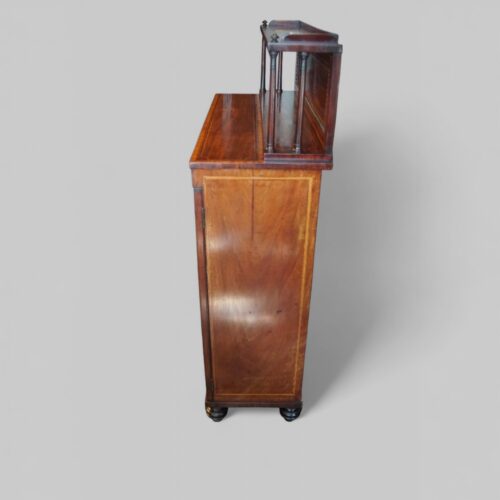 Regency mahogany inlaid chiffonier side