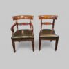 Set of 10 William IV mahogany dining chairs armchair and side chair