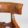 Set of 10 William IV mahogany dining chairs armchair carving