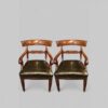 Set of 10 William IV mahogany dining chairs pair armchairs