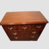 Victorian mahogany chest top