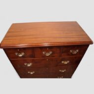 Victorian mahogany chest top