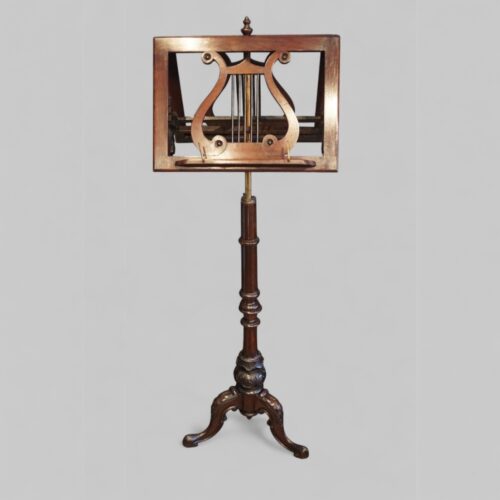 Victorian mahogany duet music stand