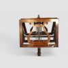 Victorian mahogany duet music stand lyre stand