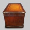 Victorian mahogany pedestal desk end view