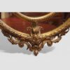 19thc. oval gilt framed mirror detail