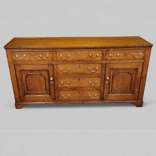 Antique oak cupboard dresser base