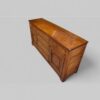 Antique oak cupboard dresser base at angle