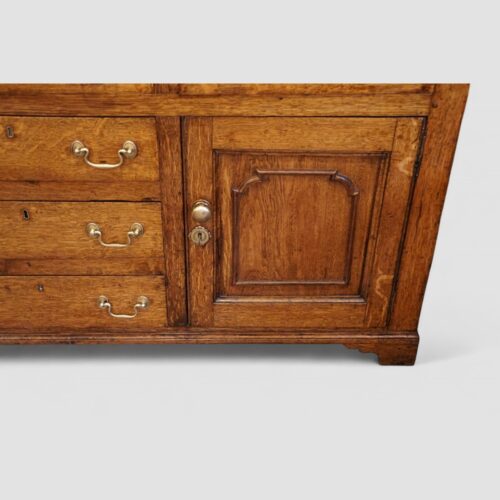 Antique oak cupboard dresser base door