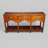 Antique oak pot board dresser base