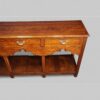 Antique oak pot board dresser base top end