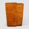 Art Deco walnut gentlemans wardrobe
