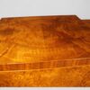 Art Deco walnut gentlemans wardrobe top detail