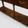Georgian oak long pot board dresser base board detail
