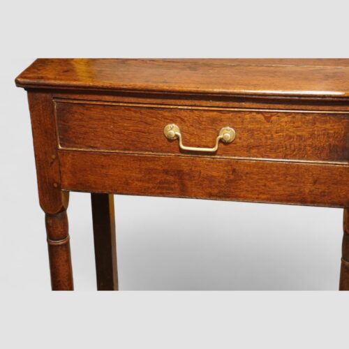 Georgian oak long pot board dresser base drawer