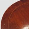 Large George V mahogany inlaid dining table banding