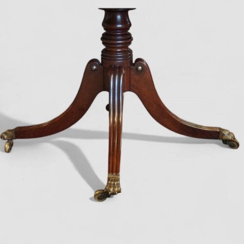 Regency mahogany drum table base