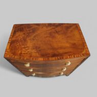 Small Antique mahogany chest top