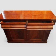 Victorian mahogany chiffonier drawers