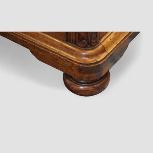 Antique Camphorwood campaign chest foot