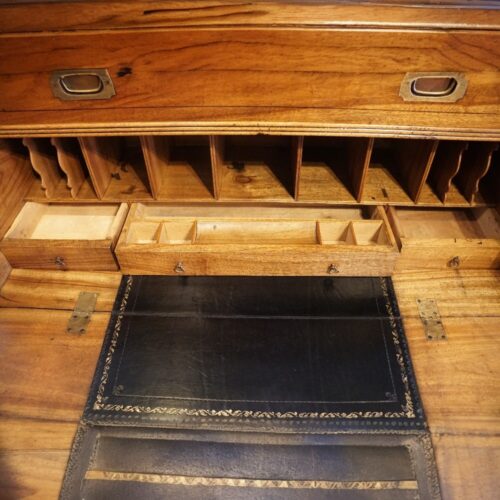 Antique Camphorwood campaign chest interior