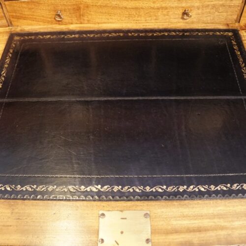 Antique Camphorwood campaign chest leather