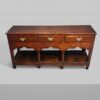 Antique oak dresser base with pot board