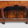 Antique oak dresser base with pot board detail