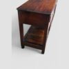 Antique oak dresser base with pot board end view