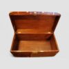 Edwardian mahogany campaign trunk interior