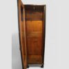 Pair of black lacquer Chinoiserie cupboards interior