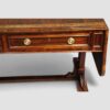 Regency brass inlaid rosewood sofa table drawer detail