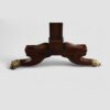 Regency brass inlaid rosewood sofa table legs